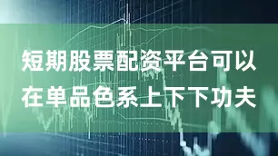 短期股票配资平台可以在单品色系上下下功夫