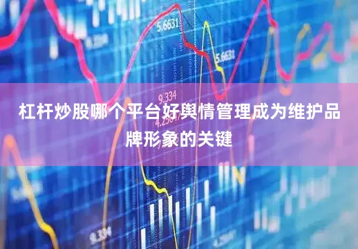 杠杆炒股哪个平台好舆情管理成为维护品牌形象的关键